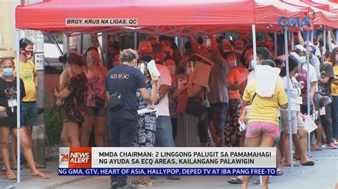 Mmda Chairman Linggong Palugit Sa Pamamahagi Ng Ayuda Sa Ecq Areas