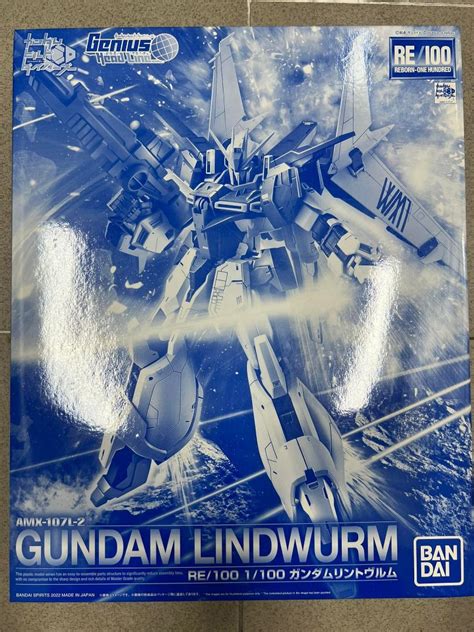 Premium Bandai PBandai RE 100 1 100 AMX 107L 2 Gundam Lindwurm Mobile