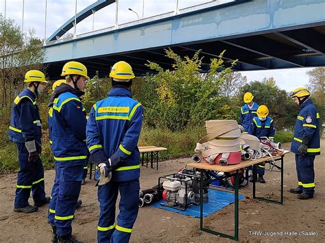 THW OV Halle Saale Ausbildungswochenende Unserer Jugendgruppe