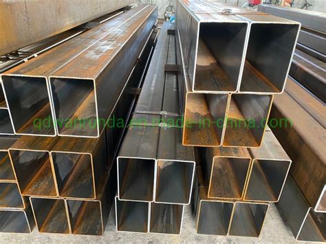 Material Q355b Rectangular Hollow Section Rhs 300x200x6mm X 6000mm Surface Anti Rust Oil