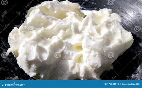 Homemade White Butter Or Makhan Makkhan Stock Photo Image Of Organic