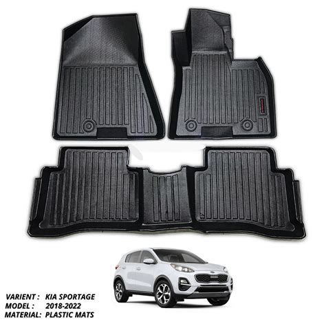 Kia Sportage 2019 2022 Plastic Heavy Duty 9d Floor Mat Haseenmats Pk