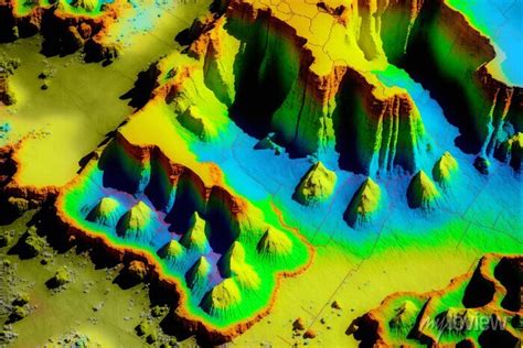 gis lidar map  model land surface product   processing