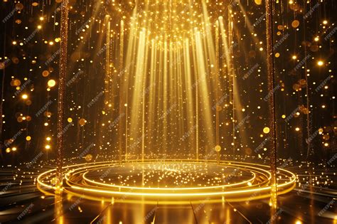 premium photo stage lights stage lights stage background scene