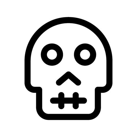 Skull Icon Vector Symbol Design Illustration 26626741 Vector Art at ...