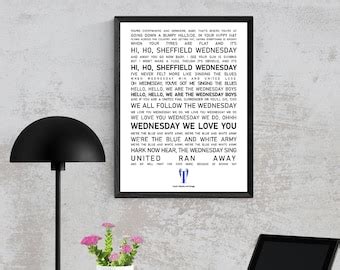 Sheffield Wednesday Art Etsy