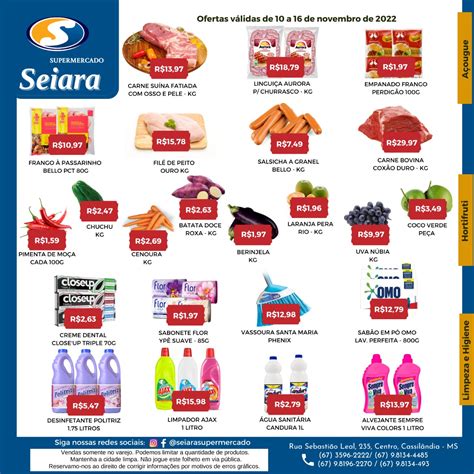 Seiara Supermercado Econ Mico Novo Folheto De Ofertas Da Semana J