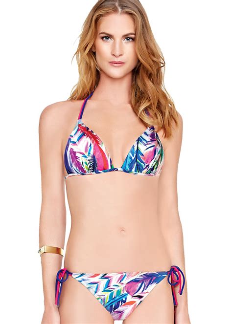 Gottex Les Plumes Triangle Push Up Bikini