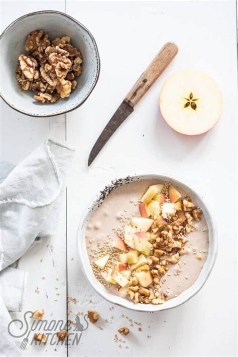 Smoothiebowl Met Koekkruiden En Amandelboter Simone S Kitchen