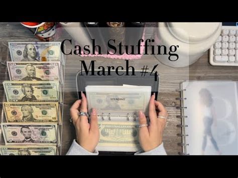 Cash Stuffing Envelopes And Sinking Funds March Paycheck 4 2024