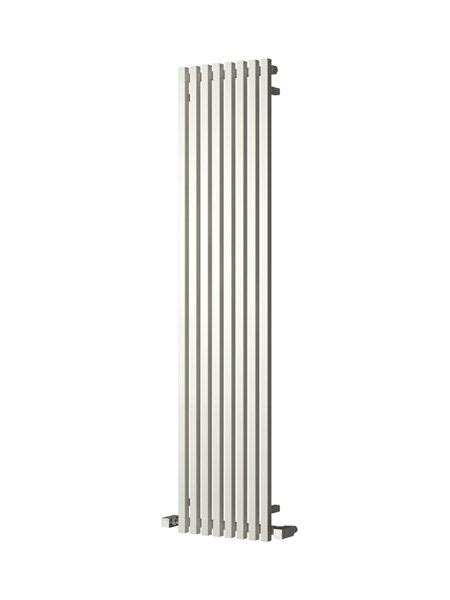 CASCIA 240mm Wide 1800mm High Designer Bathroom Radiator Vertical White