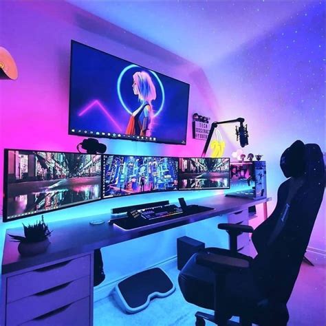 Gamer Bedroom Gamer Room Decor Bedroom Setup Room Ideas Bedroom