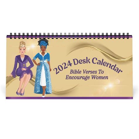 Christian Bible Verse Women S 2024 Desk Calendar Christian Girl