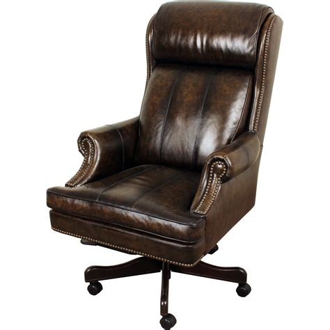 Lynton High Back Leather Executive Office Chair Wayfair