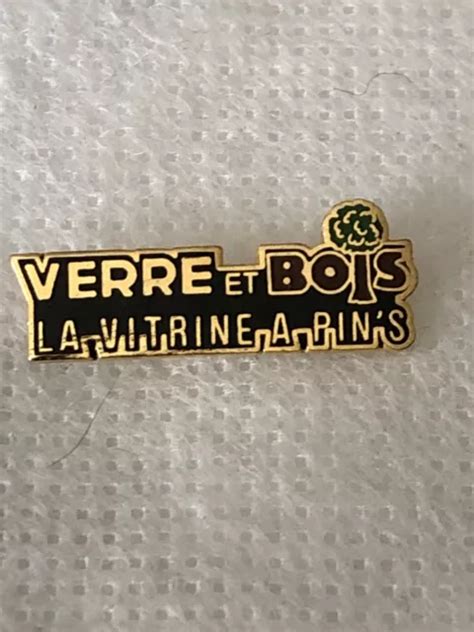 Pins Verre Et Bois Marqu La Vitrine A Pins Eur Picclick Fr