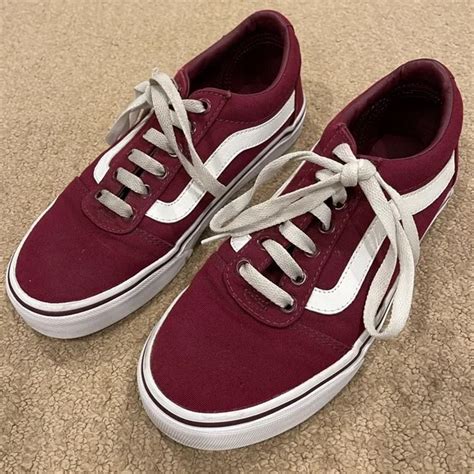 Burgundy Vans Old Skool Womens Flash Sales