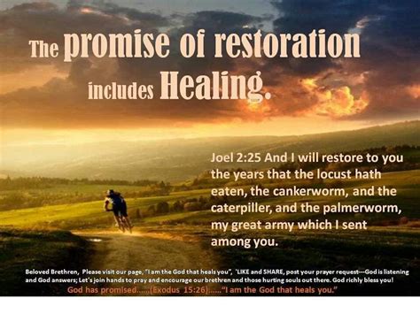 Restoration | Healing, Restoration, Verses