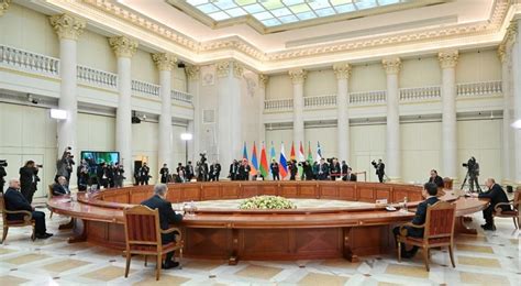 President Ilham Aliyev Attends Informal Dinner Of CIS Heads Of State