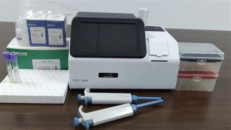 Hscl Micro Chemiluminescence Immunoassay Analyzer Operation Youtube