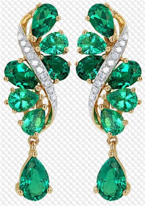 Emerald Jewelry With Emerald Png Psd Transparent Background