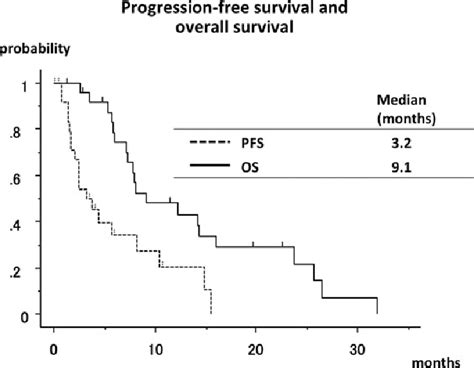 Progression Free Survival Pfs Curve And Overall Survival Os Curve