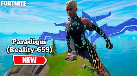 New Paradigm Reality 659 Skin Gameplay Fortnite Battle Pass The