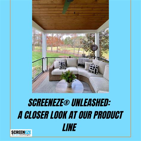 Screeneze No Spline Screen Porch Systems