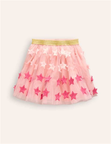 Tulle Mini Skirt Pink Stars Boden Eu