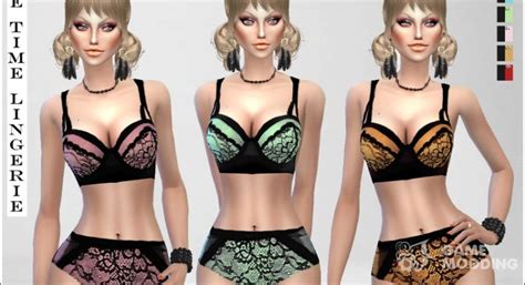 Time Lace Lingerie For Sims