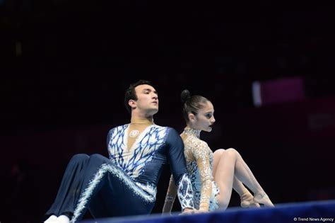 Azerbaijani Gymnasts Reach Balance Exercise Finals At Fig Acrobatic