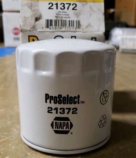 Engine Oil Filter Vin S Napa Proselect Filters Sfi 21372MP For Sale