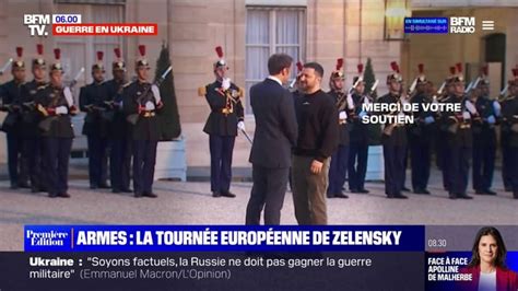 Volodymyr Zelensky Paris Emmanuel Macron Promet De Fournir Des