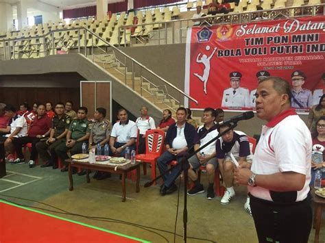 Cabang Olahraga Volly Ball Awali Kegiatan Hut Ri Ke Di Minahasa