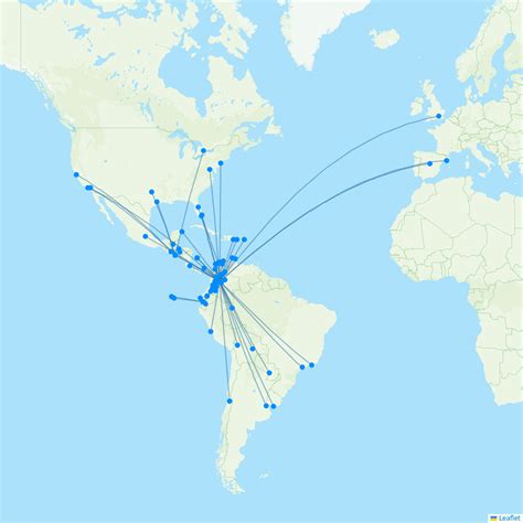 Avianca Routes 2025 Interactive Map With All Flights Flight Routes