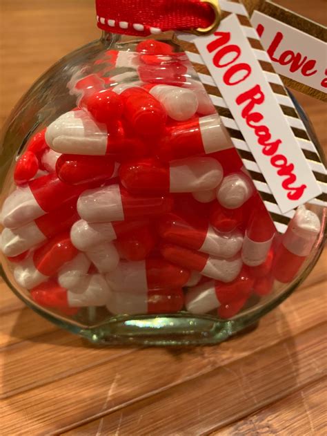 Personalized Love Pills, Secret Love Messages, 100 Reasons I Love You