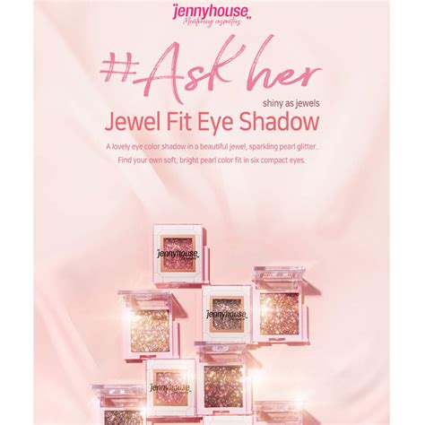 Jennyhouse Jewel Fit Eye Shadow G Variants Of Dazzling Shimmer And