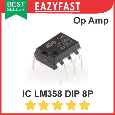 Jual Ic Lm Dual Opamp Op Dip Pin Operational Amplifier