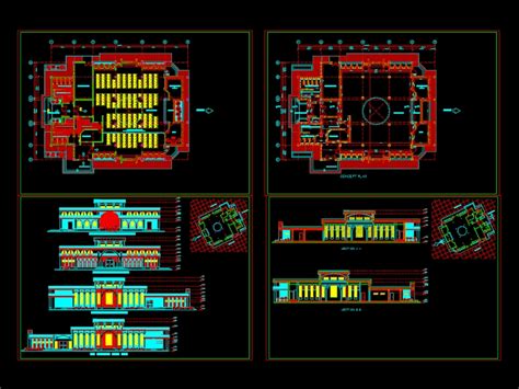 Mosque In Autocad Cad Download 168 Mb Bibliocad