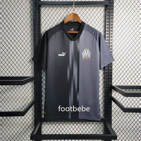 Olympique Marseille Trikot Pre Match Grau Footbebe De