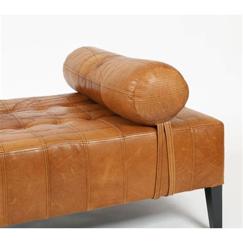 Custom Patchwork Leather Daybed By Artist Andy Brown Chairish