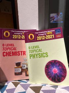 O Level Chemistry And Physics Topical Tys Hobbies Toys Books