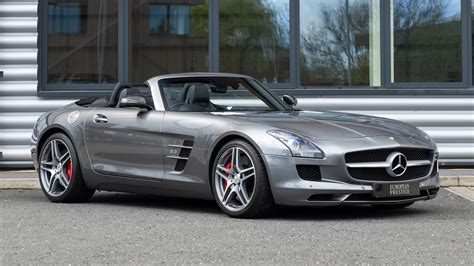 2011 Mercedes Benz SLS AMG Roadster Himalaya Grey Walkaround 4K