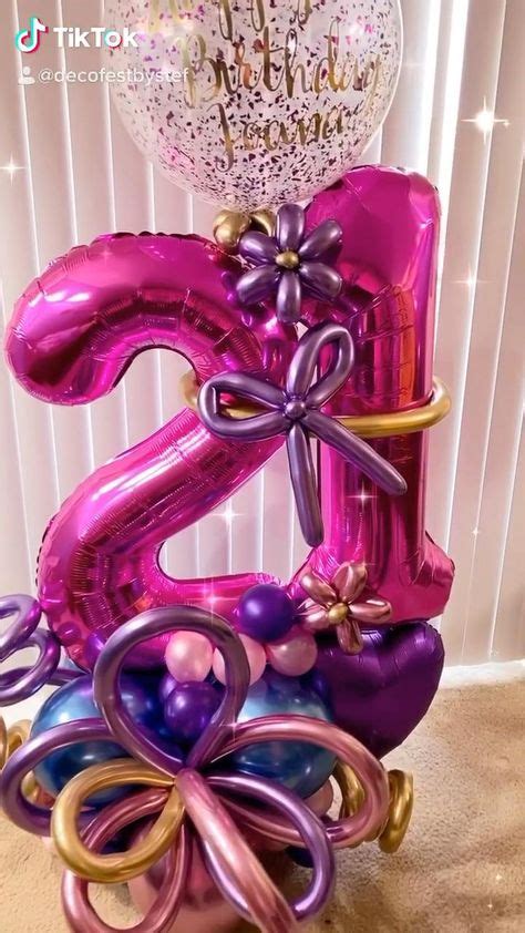 Arreglos De Numeros Con Globos