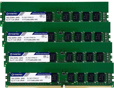 Amazon Timetec Hynix IC Kit De 64 GB 4 X 16 GB DDR4 2400 MHz