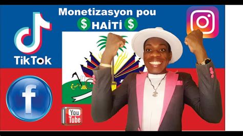 Haiti Resi Monetİze Tik Tok İnstagram Facebook Etc Youtube