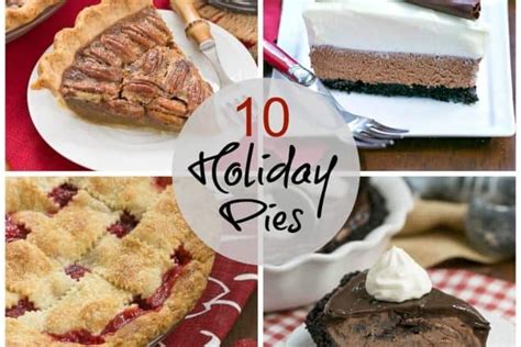 Best Holiday Pies - That Skinny Chick Can Bake