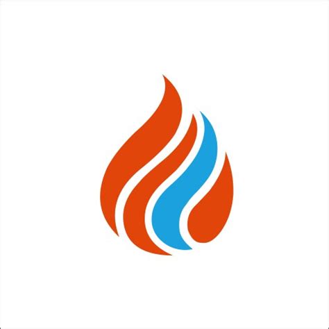 Blue Flame Icon Vector Images Over 24000