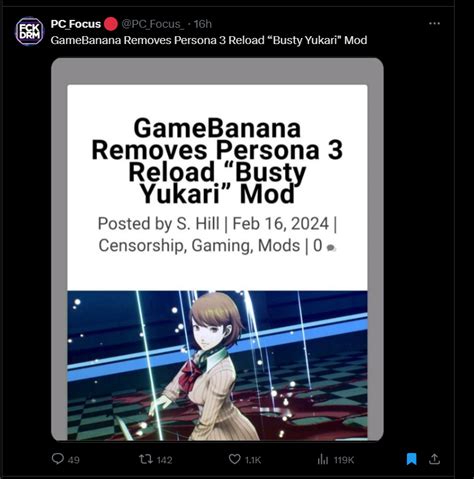 Persona 3 Reload Nude Mods Page 16 Adult Gaming LoversLab