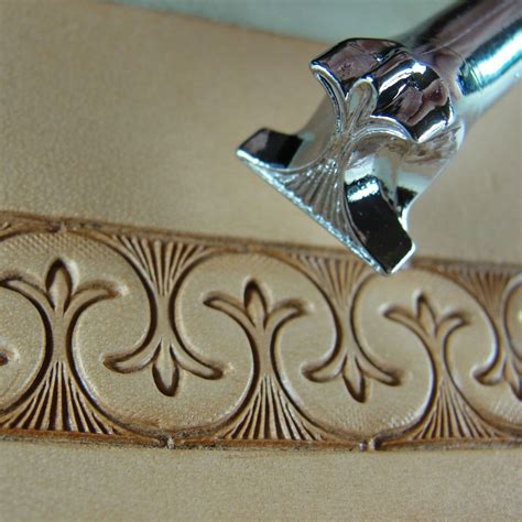 Serpentine Border Leather Stamp Stamping Tool Leather Craft Leather