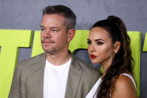 saiba quem   mulher de matt damon luciana barroso  brasileira